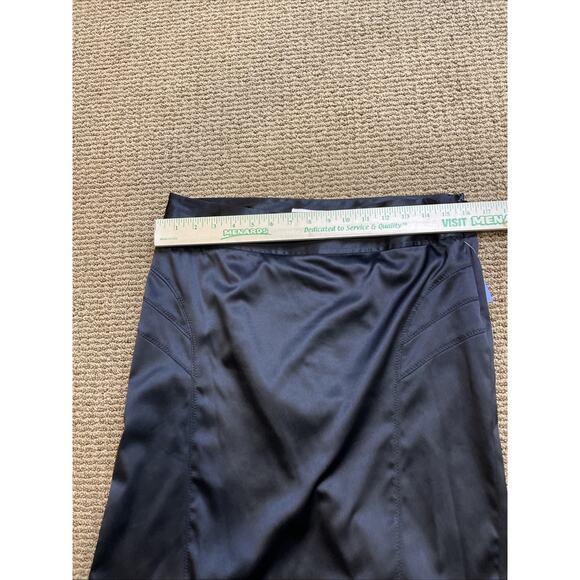 Vintage High‎ Low Skirt – Black Poly Spandex Y2K Style Women's 9 Candie's - Picture 2 of 4